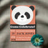 Personalized Panda Birthday Party Invitation